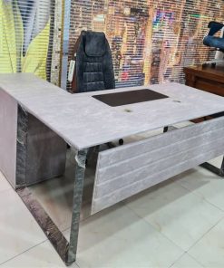 میز مدرن پایه فلز ال دار