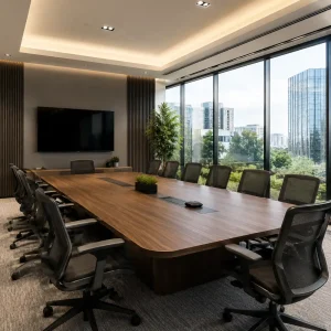 راهنمای جامع خرید میز کنفرانس مدرن